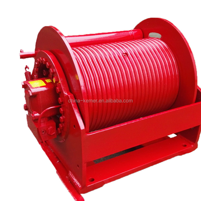 Kabeldrum hydraulische lier voor tractoren/ankers/graafmachines/garnalenboten/vissernetten