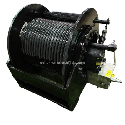 Mobiele kraan Hydraulische lier met 5 ton hefvermogen en staaldraad touw 100-1000m