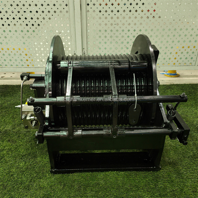 Mobiele kraan Hydraulische lier met 5 ton hefvermogen en staaldraad touw 100-1000m