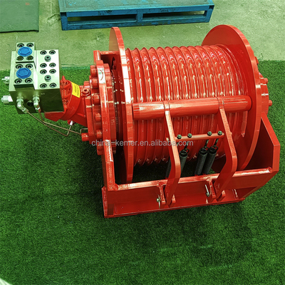 Mobiele kraan Hydraulische lier met 5 ton hefvermogen en staaldraad touw 100-1000m