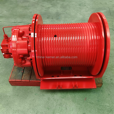 10 ton scheepsdek hydraulische winch hefkraan voor soepel laden en lossen