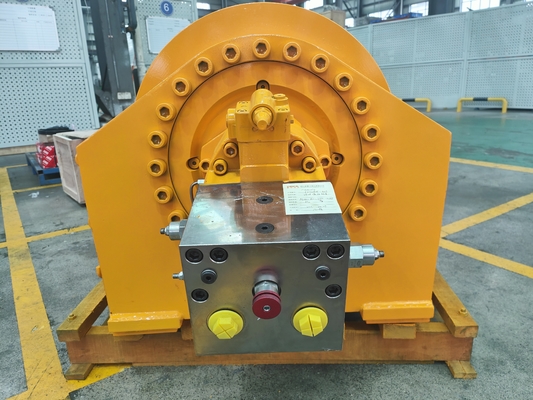 25T hoogkoppel trekkende motor draadlijn Hydraulische lier voor vlaggenpaal snelheid 0-40m/min