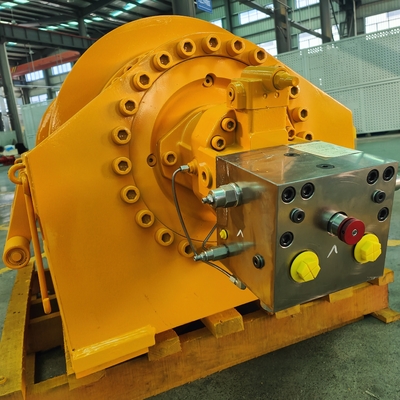 25T hoogkoppel trekkende motor draadlijn Hydraulische lier voor vlaggenpaal snelheid 0-40m/min