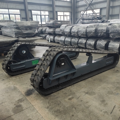 Bouwwerken Oplossing 5 ton Hydraulische kruiper Rotary Steel Tracked Undercarriage