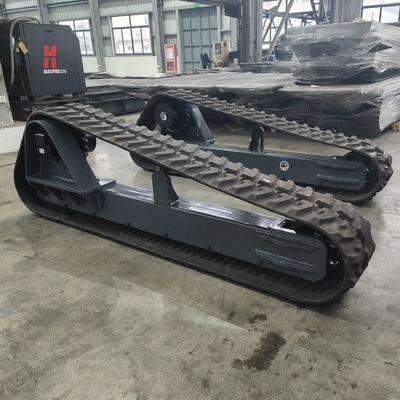 Bouwwerken Oplossing 5 ton Hydraulische kruiper Rotary Steel Tracked Undercarriage