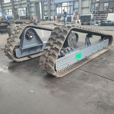Bouwwerken Oplossing 5 ton Hydraulische kruiper Rotary Steel Tracked Undercarriage