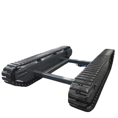TR600 Custom 120KG nuttige lading All Terrain afstandsbediening Rubber Track Crawler Chassis voor UGV Robot