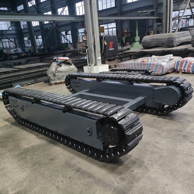 TR600 Custom 120KG nuttige lading All Terrain afstandsbediening Rubber Track Crawler Chassis voor UGV Robot
