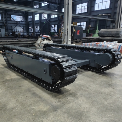 TR600 Custom 120KG nuttige lading All Terrain afstandsbediening Rubber Track Crawler Chassis voor UGV Robot