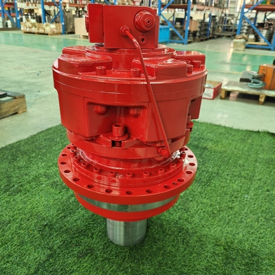 Hydraulische planetary gear transmissie aandrijving voor boormachine en motor met hoog koppel