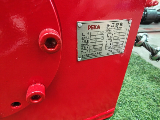 De best verkochte 3 ton hydraulische lier met een capaciteit van 2000-13500 pond en 100-1000 meter touwlengte