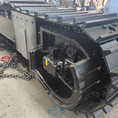 100 ton staal spoor chassis graafmachine model Caterpillar JCB Ect onderdeel nr. KRT1500 gemaakt