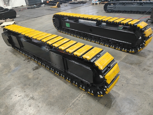 Constructie 35T Rubber Steel Tracked Chassis System met Hydraulische Reismotor