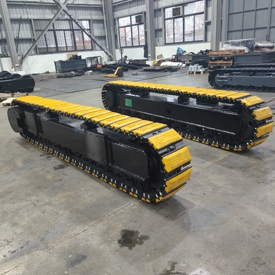 Constructie 35T Rubber Steel Tracked Chassis System met Hydraulische Reismotor