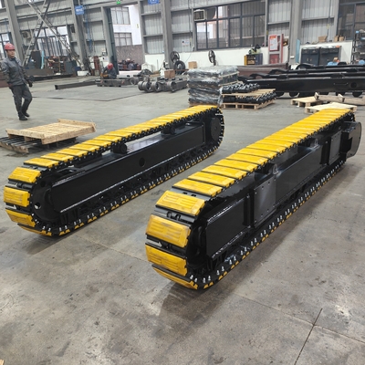 Constructie 35T Rubber Steel Tracked Chassis System met Hydraulische Reismotor