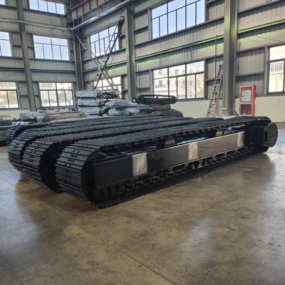 Ontwerp van 20-ton staal spoor chassis voor bouwwerkzaamheden op graafmachines en bulldozers