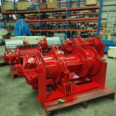Andere spanning aangepaste hydraulische lier van 6 ton voor boormachines en mijnbouwapparatuur