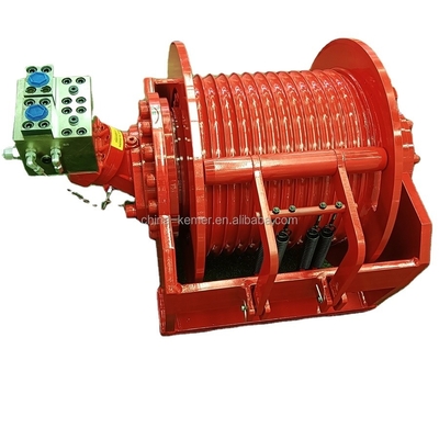 Chinese 8 ton nominale capaciteit staaldraad touw Hydraulische lier voor vrachtwagenhefkraan