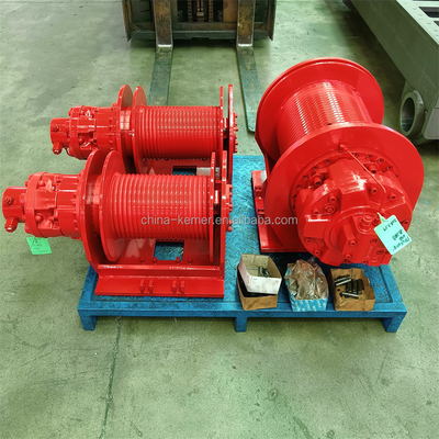 Chinese 8 ton nominale capaciteit staaldraad touw Hydraulische lier voor vrachtwagenhefkraan