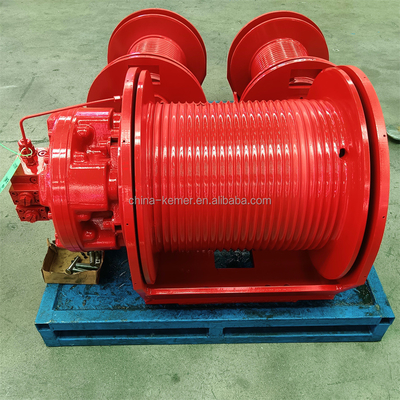 Chinese 8 ton nominale capaciteit staaldraad touw Hydraulische lier voor vrachtwagenhefkraan