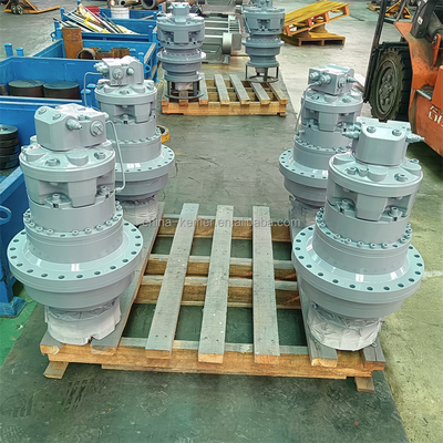 Hydraulische motor aandrijfschacht slewing aandrijving versnellingsbak reducer voor op maat gemaakte ondersteuning