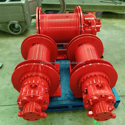 Chinese 8 ton nominale capaciteit staaldraad touw Hydraulische lier voor vrachtwagenhefkraan