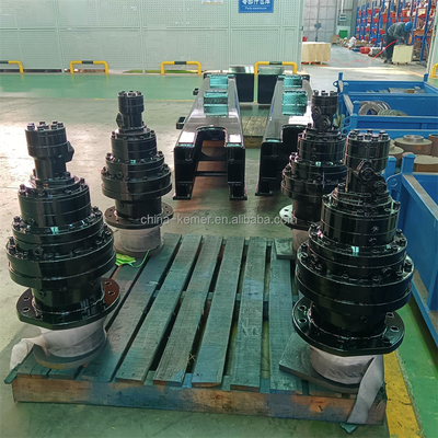 Hydraulische motor aandrijfschacht slewing aandrijving versnellingsbak reducer voor op maat gemaakte ondersteuning