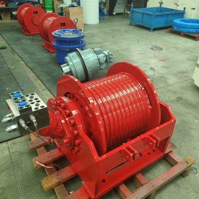 2t 4t 6t 8t 10t Hydraulische lier voor baggers Pontoon kraan graafmachine en hout trekker
