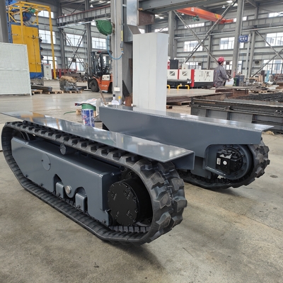 Machineshops 3.5T Rubber Crawler Loading Rubber Tracked Chassis Onderstel