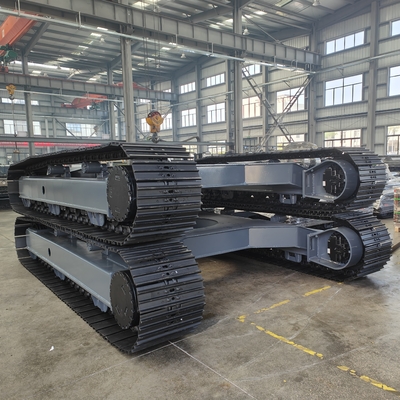 Op maat gemaakte 20T elektrische rubbercrawler met onderstelplatform voor landbouwindustrie