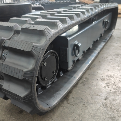 Machinery Repair Shops Customized Rubber Track Onderstel systeem met rotatie