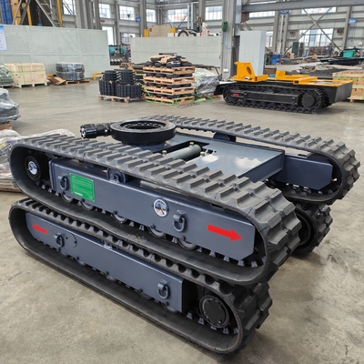 Machinery Repair Shops Customized Rubber Track Onderstel systeem met rotatie