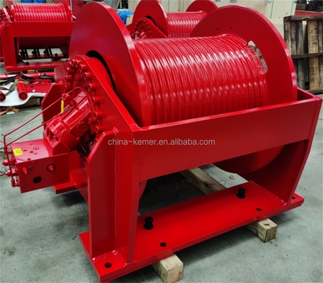 120V hoogkoolstofstaal 10 ton hydraulische sleepwiel voor zeeverbinding en reddingsboot Davit
