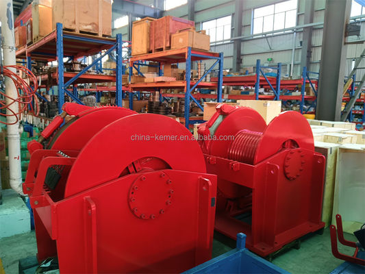 120V hoogkoolstofstaal 10 ton hydraulische sleepwiel voor zeeverbinding en reddingsboot Davit