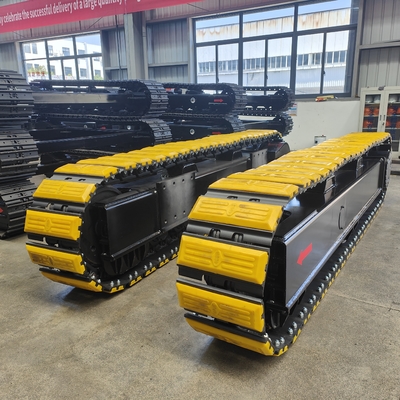 35 ton staal kruipend chassis voor graafmachines en vervoerapparatuur Uitstekende prestaties
