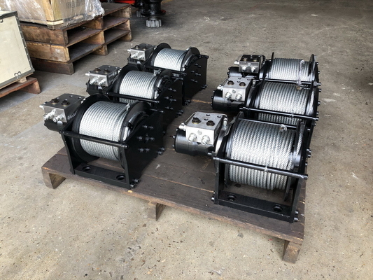 0-650KN capaciteit Kleine baan kraanwijn met hydraulische motor en lage geluidsdruk