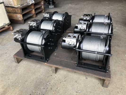 0-650KN capaciteit Kleine baan kraanwijn met hydraulische motor en lage geluidsdruk
