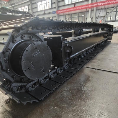 Bouwmaterialen winkels Staal spoor onderstel kruiper chassis met hydraulische motor