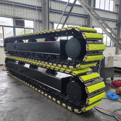 Onderstel van staalspuren voor boormachines in machinewerkstations