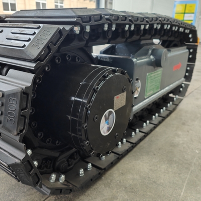 5ton 8ton staal kruiper chassis rubberen spoor onderstel voor boorplatform bescherming