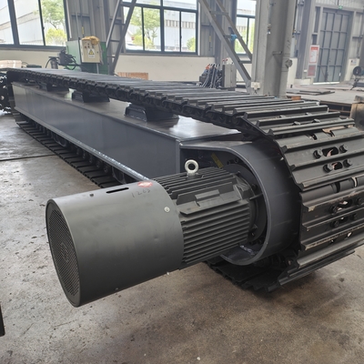 10-35 ton elektrische motor aandrijving staal spoor onderstel kruiper chassis voor crusher boormachine graafmachine