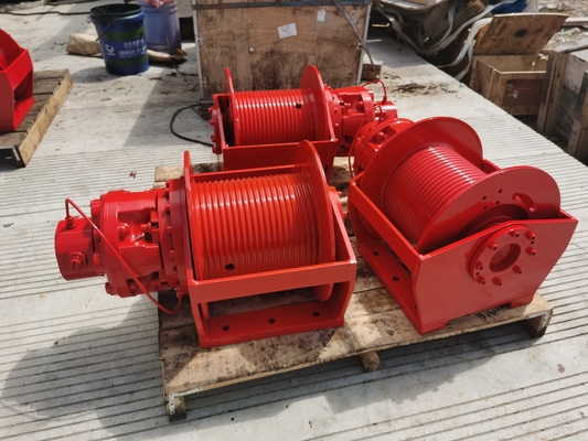 Staal 3 ton marine enkele trommel hydraulische lier met hydraulische krachtbron
