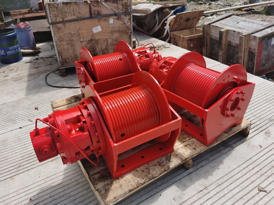 Staal 3 ton marine enkele trommel hydraulische lier met hydraulische krachtbron