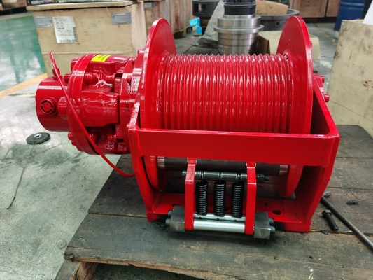 Staal 3 ton marine enkele trommel hydraulische lier met hydraulische krachtbron