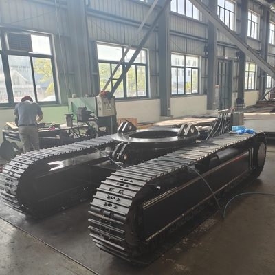 31 ton staal kruipband onderstel rubberen spoor chassis voor boormachine