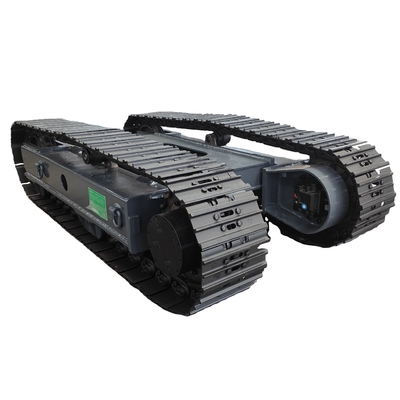Op maat gemaakte 8T staal kruiperbaan rubberen spoor chassis voor boorplatform en crusher