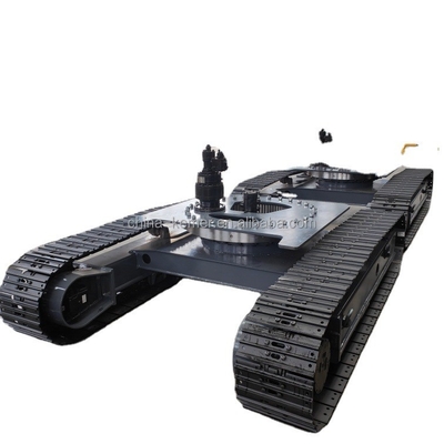 Track onderstel chassis voor de mijnbouw mobiele crusher in op de machine reparatie werkplaatsen