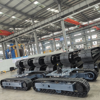 Middenbalk hydraulisch slewingapparaat voor aangepast spoorchassis op boorplatformbreker