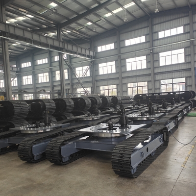 Middenbalk hydraulisch slewingapparaat voor aangepast spoorchassis op boorplatformbreker