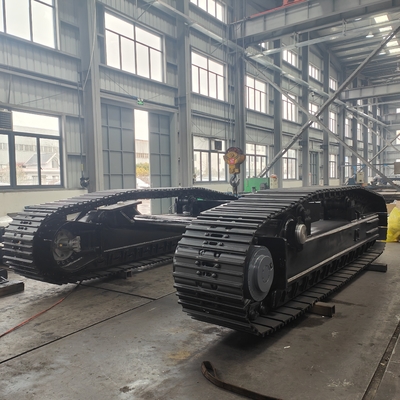 Op maat gemaakte onderstel van 30T 50T 60T 80T staal kruipband voor boormachine